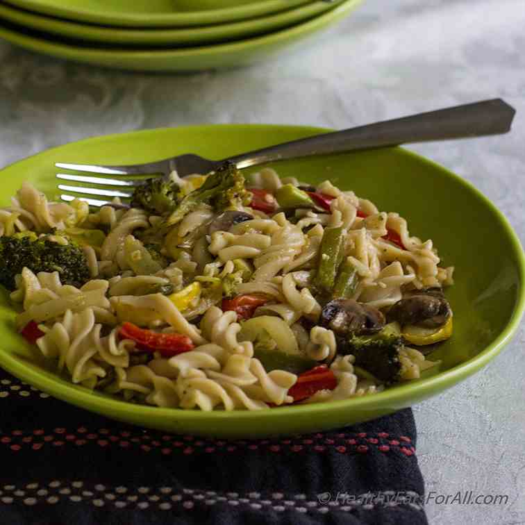 Pasta with Roasted Vegetables