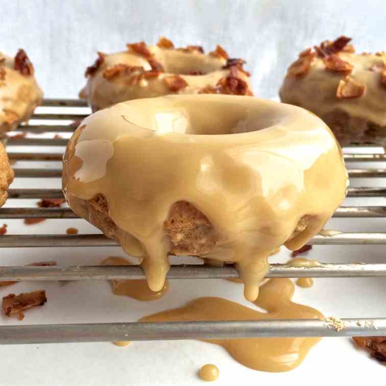 Maple Bacon Banana Donuts