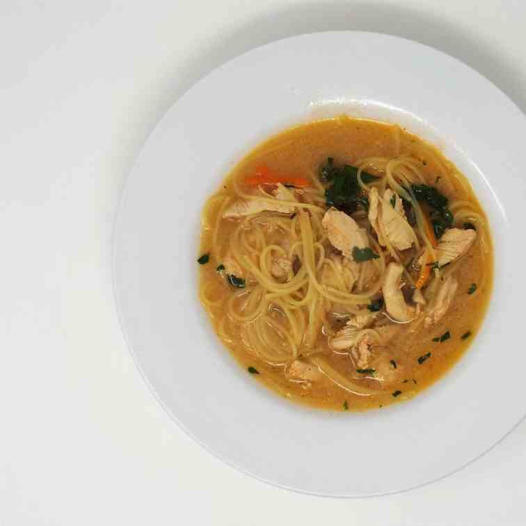 Curried Chicken Noodle Soup