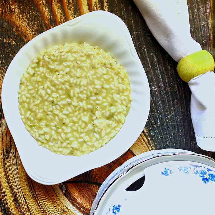 risotto with wild asparagus