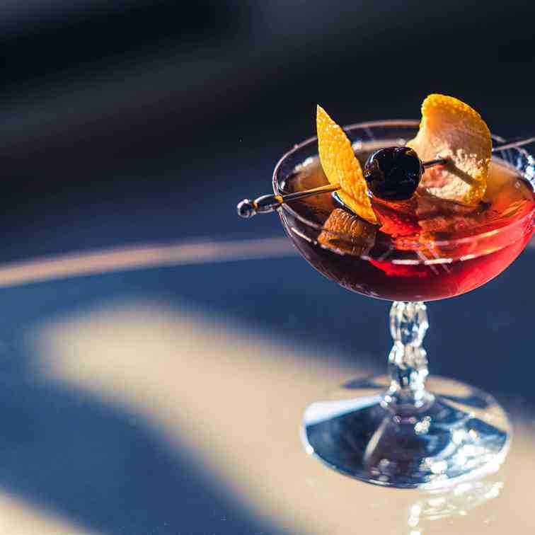 Midnight Manhattan Cocktail Recipe