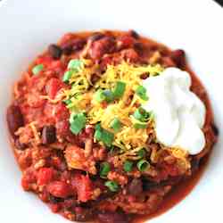 Turkey and Bean Chili