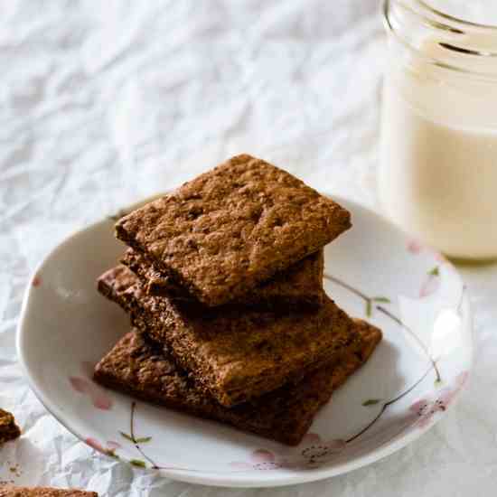 Cinnamon Whole Wheat Graham Crackers