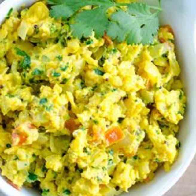 Indian Scrambled Eggs - Ande ki Bhorji