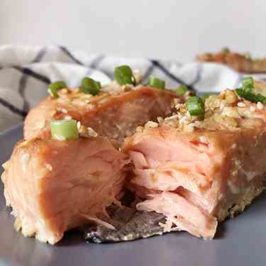 Honey Garlic Baked Salmon Recipe