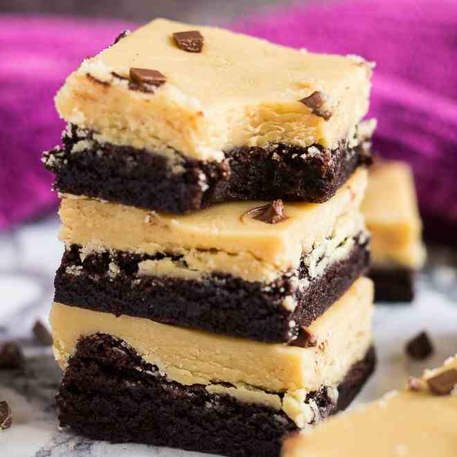 Peanut Butter Fudge Brownies