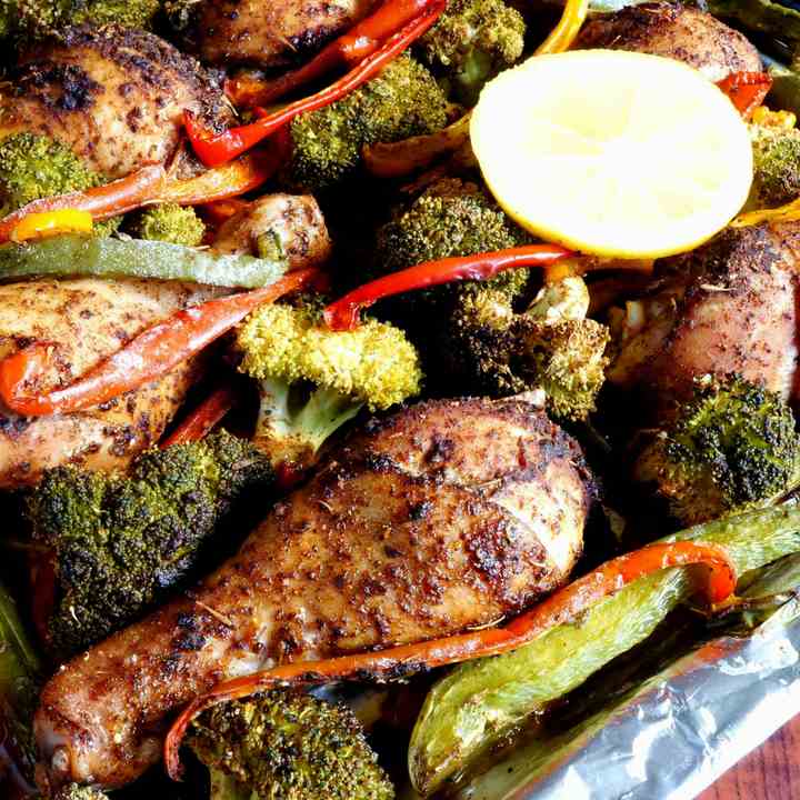 Sheet Pan Chicken And Vegetables