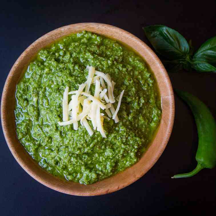 Chilli and Walnut Pesto