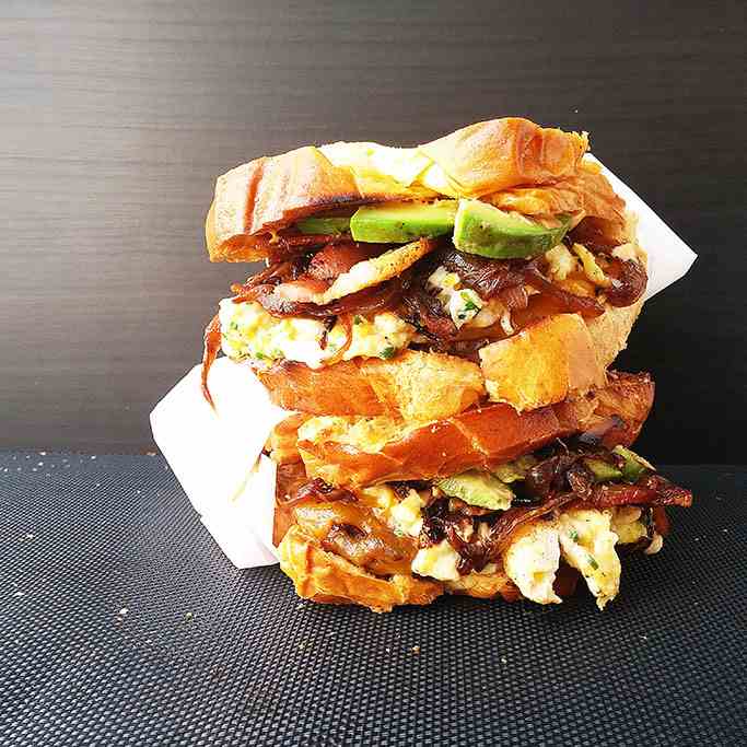 The ultimate breakfast sandwich