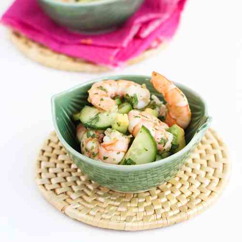 10-Minute Thai Shrimp & Avocado Salad