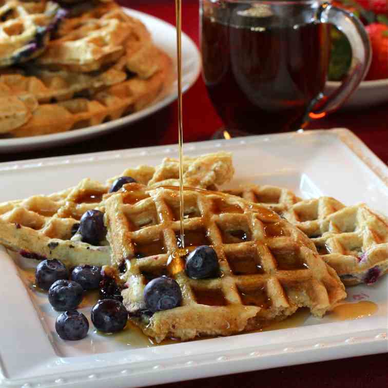 Blueberry Waffles