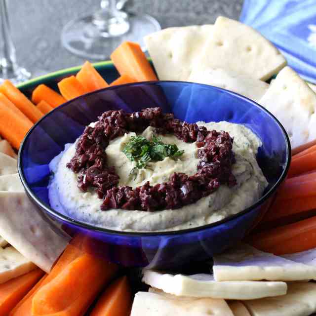 White Bean & Kalamata Olive Dip