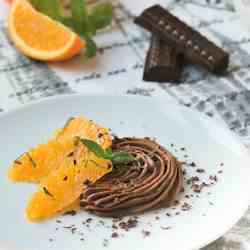Chocolate truffled with orange