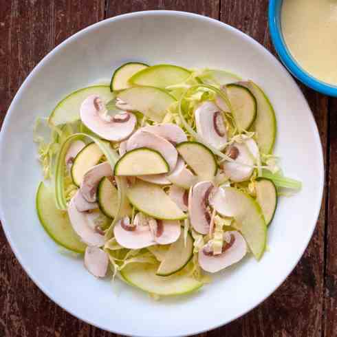 All-white salad