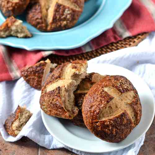 Whole Wheat Pretzel Bread