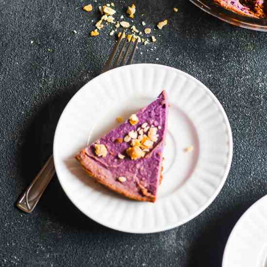 Purple Sweet Potato Pie-