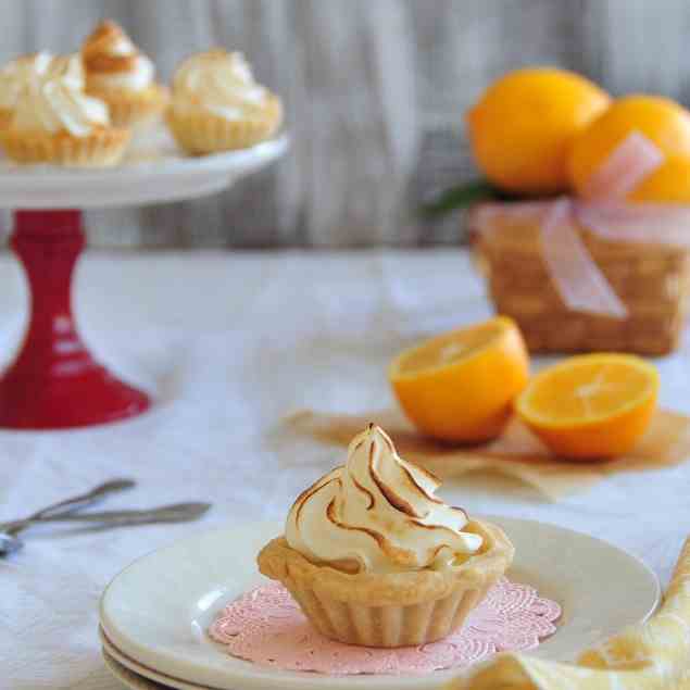 Meyer Lemon Meringue Tartlets