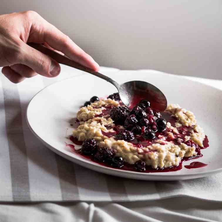 Porridge with Stewed Berries