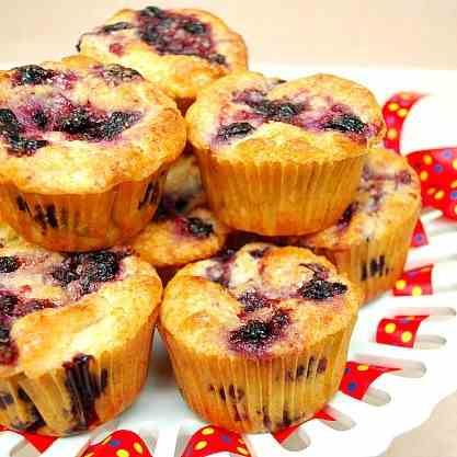 Blueberry Swirl Muffins