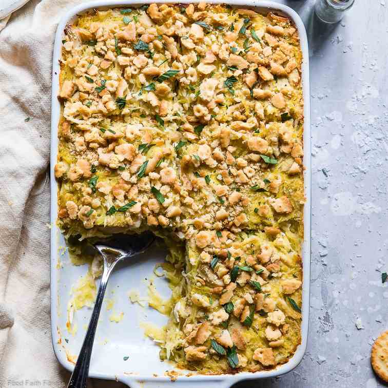 Healthy Chicken Noodle Casserole