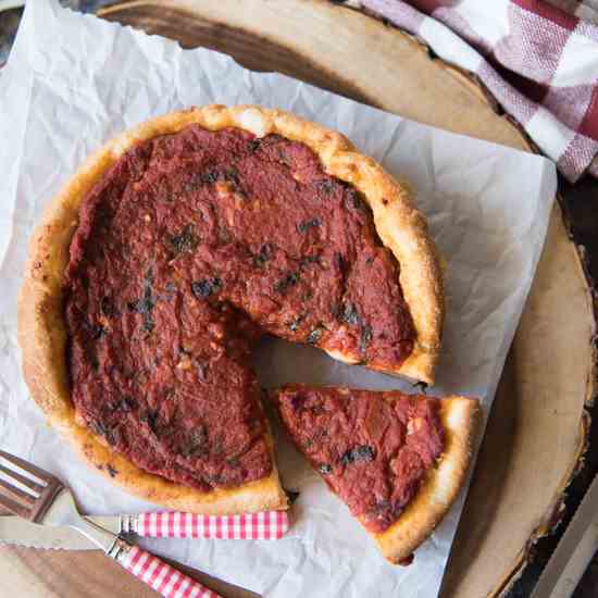 Chicago Deep Dish Pizza