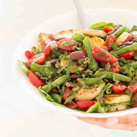 Vegan nicoise salad