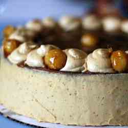 Caramel Cake with Caramelized Frosting