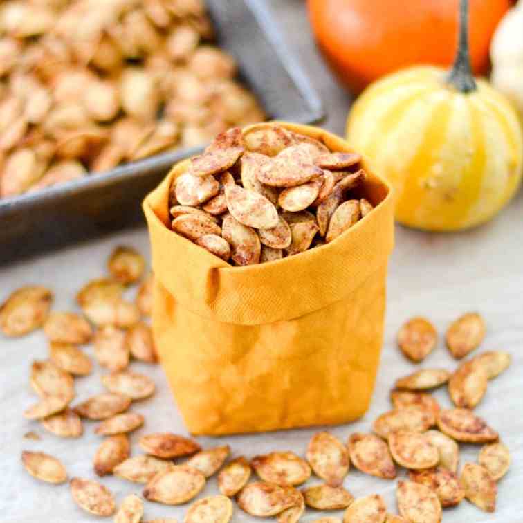 Cinnamon Sugar Pumpkin Seeds