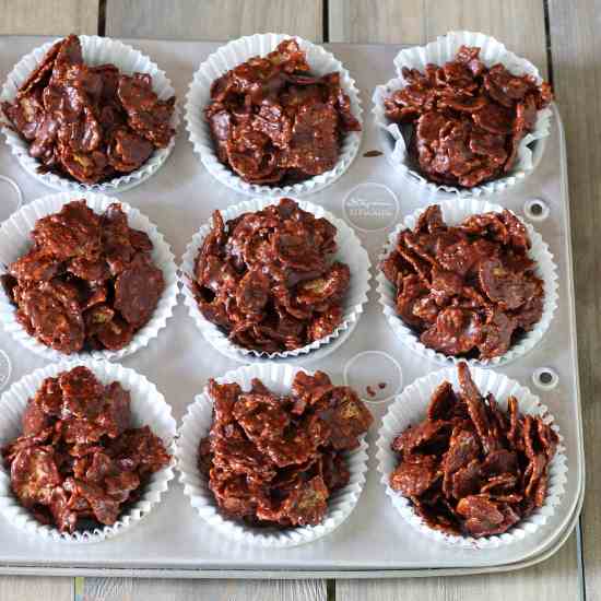 Grown-up Chocolate Cornflake Cakes