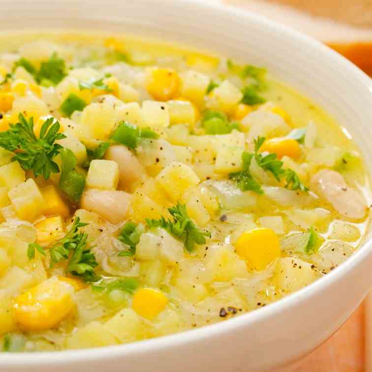 Vadouvan Chilled Fresh Corn Soup  