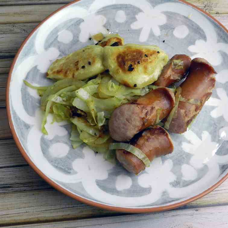 Kielbasa, Cabbage and Pierogis - The Full