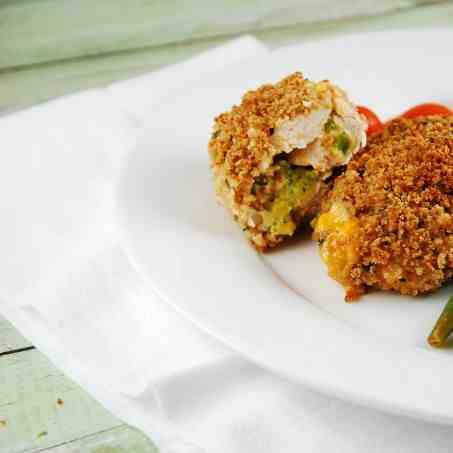 Broccoli Cheddar Stuffed Chicken Breasts