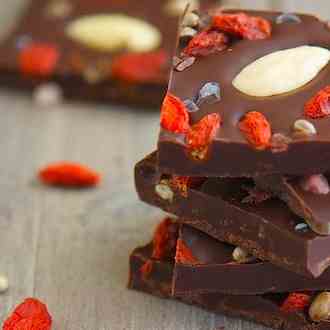 Goji Berry Chocolate Bark Recipe