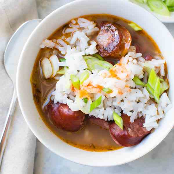 Red Bean and Sausage Soup
