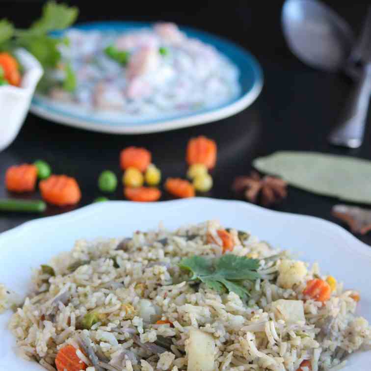 Spicy Vegetable pilaf