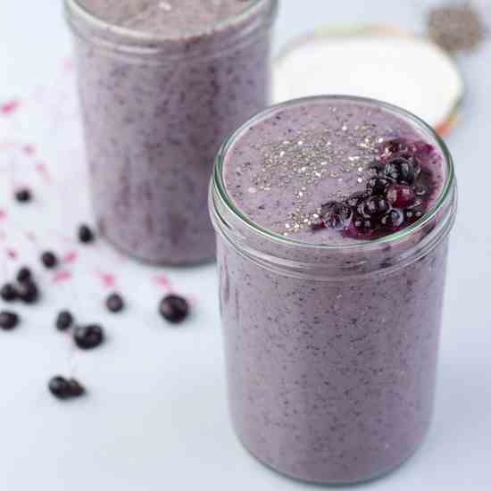 Blueberry Banana Protein Smoothie