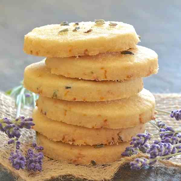 Lemon Lavender Shortbread 