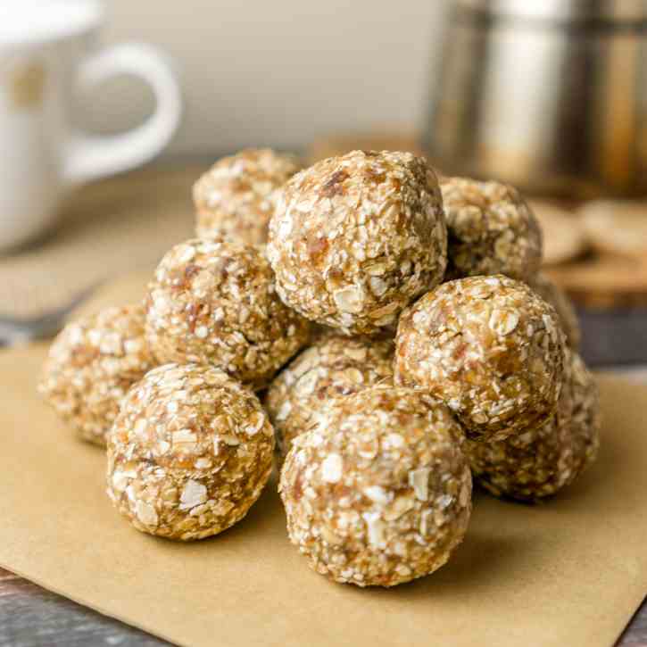 3 Ingredient Caramel Energy Bites