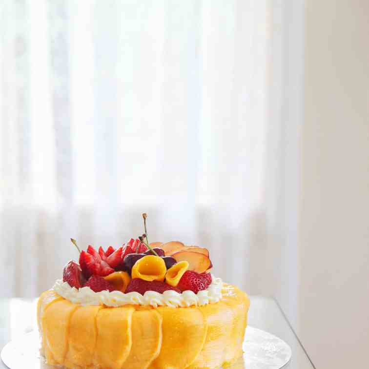 Mango Sponge Cake