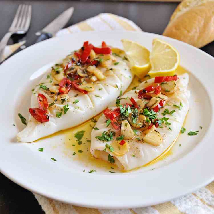 Spanish Style Squid Steaks