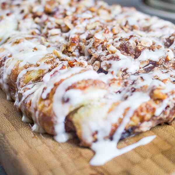 Apple Cinnamon Cream Cheese Danish Braid