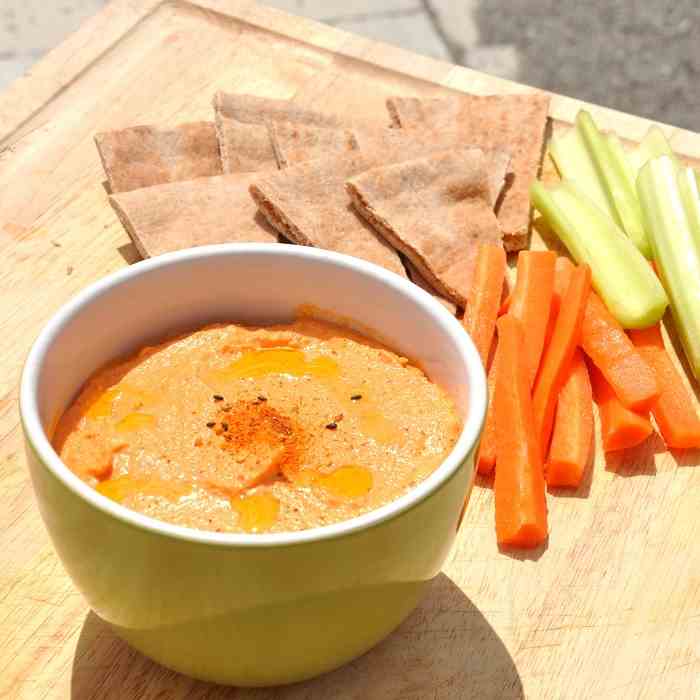 Roasted Red Pepper Hummus