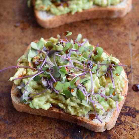 Avocado Toast with Microgreens