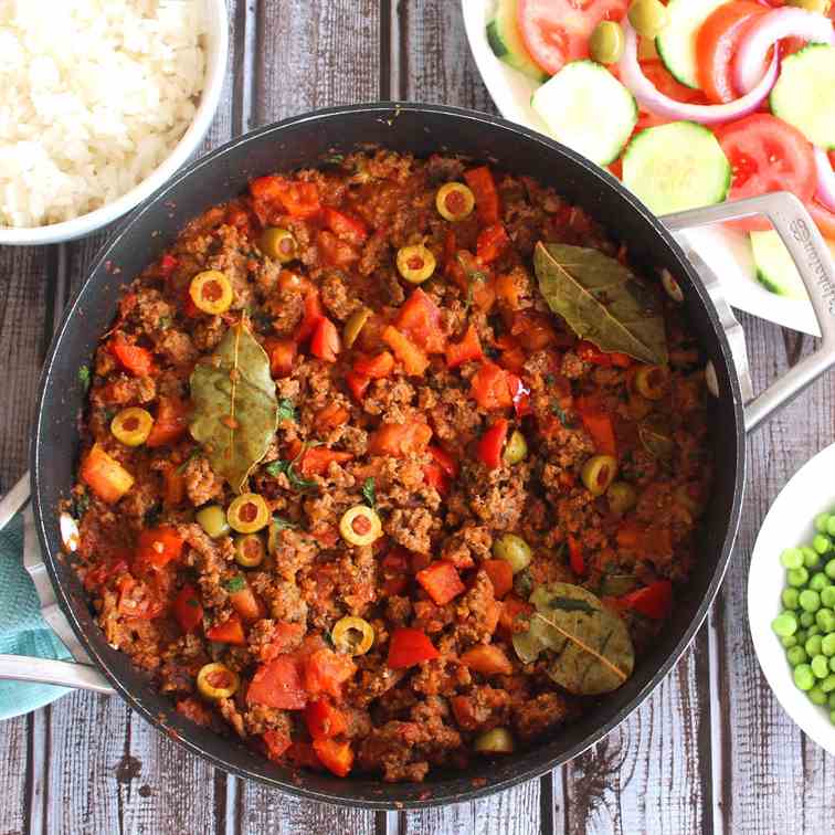 Ground Beef Dinner - Cuban Picadillo