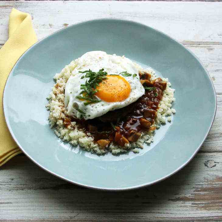 Keto Loco Moco Burger Recipe