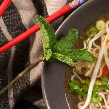 Low Calorie Beef and Noodle Soup