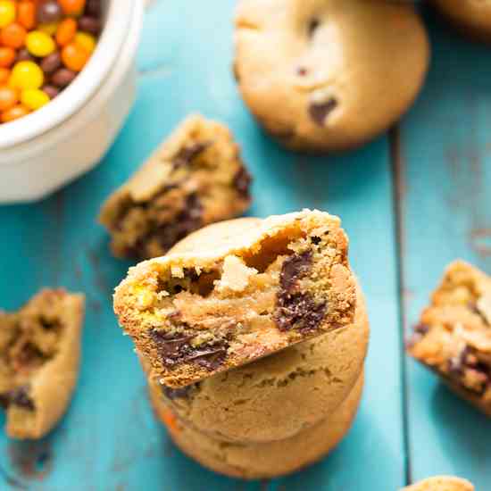Peanut Butter Stuffed Cookies