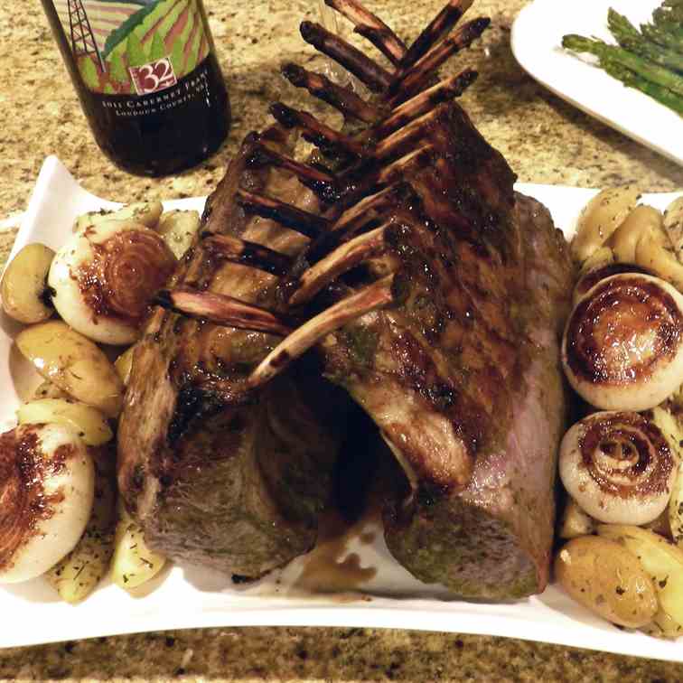 Mint Marinated Rack of Lamb