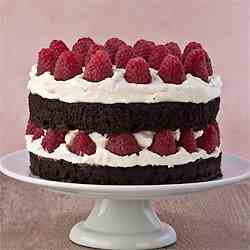 Chocolate Framboise Layer Cake, Gluten Fre