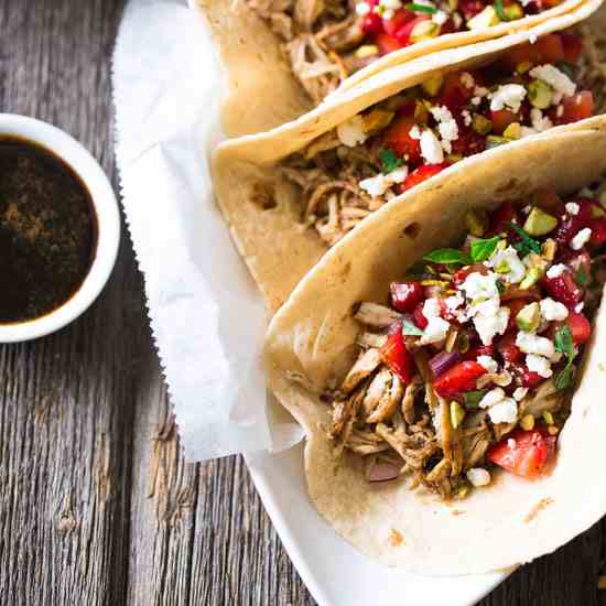 Shredded Chicken Tacos